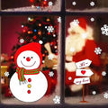 Custom Happy Christmas Die Cut Customized Merry Christmas Window Sticker for Car Window