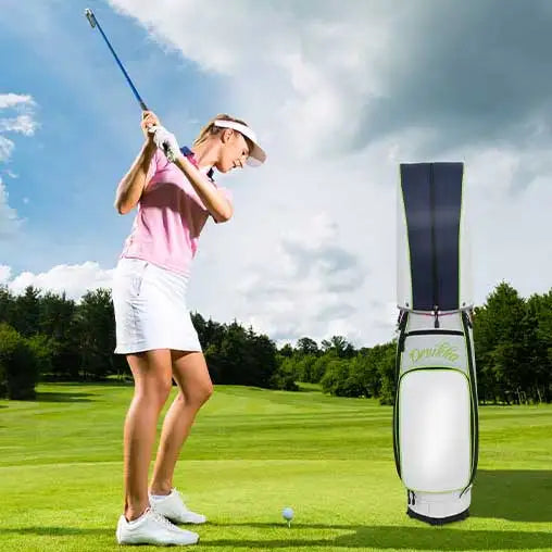 KONDAY OEM PU Leather Unisex Golf Tour Bag Design Your logo Golf Club Bag Staff Bag MegaBDM