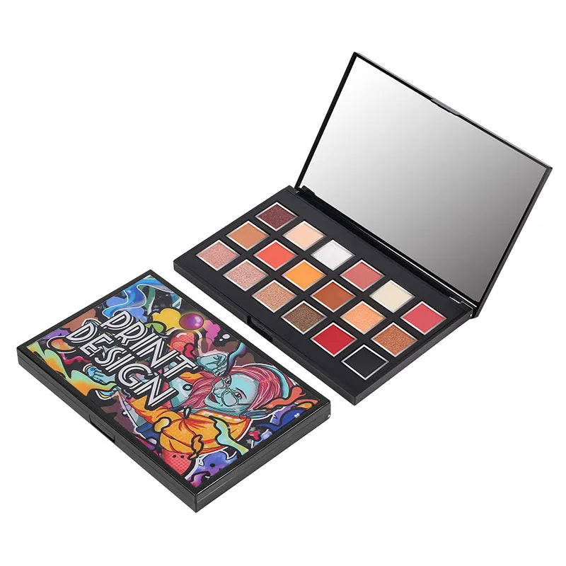 2024 Eye Shadow Palette 18 Color Eyeshadow Palette Makeup Sets Luminous Metallic Eyeshadow Pigment Private Label Cosmetics