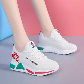 Factory Direct Sale Custom Cheap White Mesh Zapatos Walking Casual Sports Shoes