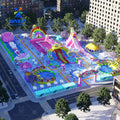 Customized Giant Inflatable Water Slide Theme Park Equipment for Kids Adults CE Certified Top-Grade PVC Material 500kg Capacity
