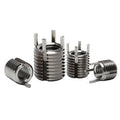 Automotive Industry Key Locking Thread Inserts Thin-Walled Stainless Steel M5-M12 Fully Threaded 4 Key Pins ISO Standard OEM/ODM