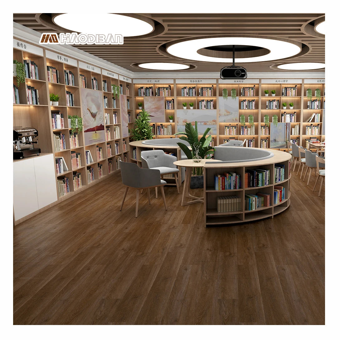 Wholesale High Definition Wood Textured Dry Back Beveled Edge Luxury Vinyl Plank Flooring
