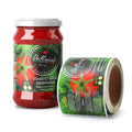 Wholesale PET Food Label Synthetic Stickers Paper Custom Printing Digital Food Grade Label Sticker