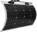 AHONY 50W 20V Monocrystalline Flexible Solar Panel Ultra-Thin Bend Grid Charger 24.4% Efficiency 15-Year Warranty Marine RV