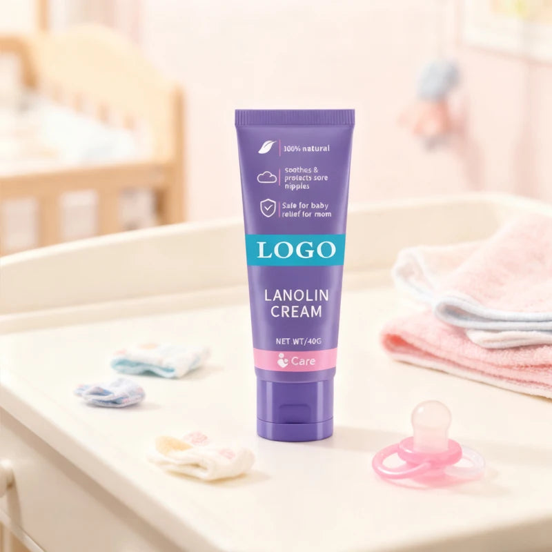 Private Label Soothing Lanolin Nipple Balm Safe for Nursing Moms Natural Nipple Cream for Breastfeeding Breast Enhancement Cream