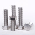 Manufacturing Wholesale 304 316 Bolt and Nut Washer DIN931 DIN933 Hex Stainless Steel Bolt