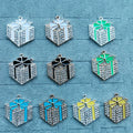 Factory Wholesale Unisex Classic Gold Plated Rhinestone Gift Boxes Alloy Necklace Pendant Accessory Charms Children's Party