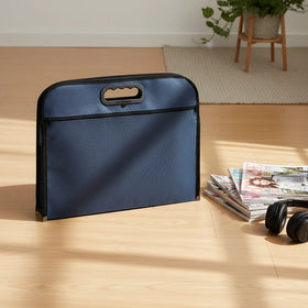 Large-capacity Waterproof Storage Bag with a Zipped for Office Paper. Made of Oxford Fabricand Can Be Printed with Patterns