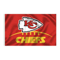 100% Polyester 2 Eyelets Double Sewing Durable NFL American Football Kansas City Team Chiefs 3x5ft Flag for Sports Event