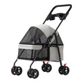 Lightweight Foldable Dog Pram Pet Strollers Outdoor Dog Stroller with Oxford ABS Materials