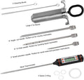 Meat Injector Syringe Kit with Marinade Injector NeedlesKit for BBQ Grill Smoker 2-oz Large CapacityCleaning Brushes