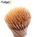 Eco Friendly Compostable Disposable Biodegradable Bagasse Drinking Bamboo Fiber Straws Disposable