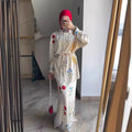 Boutique Wholesale 2026 Autumn New Fashionable Printed Long Sleeved Shirt Half Skirt Women's Set