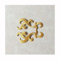 Custom Gold and Silver Color Appliques Sticker Iron-on Embroidery Hot Melt Adhesive Diy Stage Clothing Dress Garment Patches