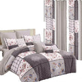 Factory Direct Cheap 100% Polyester Cotton Feeling Printing Fitted Sheet Bed Set With Matched Curtain