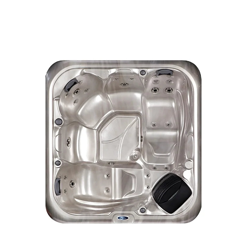 Sunrans Outdoor Hot Tub 3 Lounger 2 Seats Hydrotherapy Whirlpool Bathtub 5 Person Spa Tub
