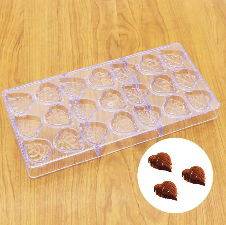 HY Polycarbonate Leaf Chocolate Mold
