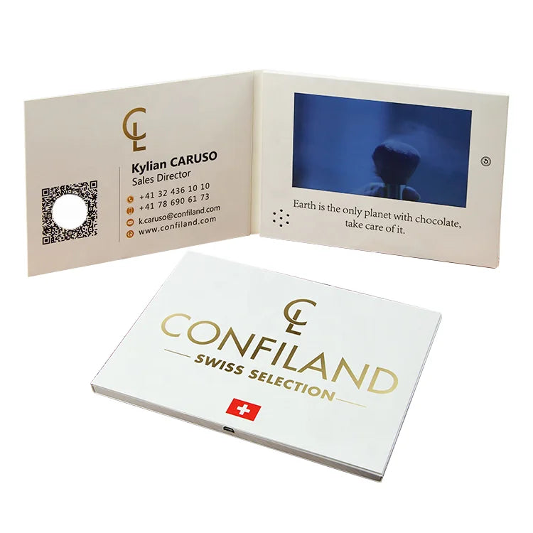 Latest Products Custom Lcd Screen 7 Inch Box As Luxury Greeting Business Gift Advertising Book Video Brochure Card