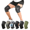 Compression Sleeves #7904 for Weightlifting & Cross Training & Working Out 7mm Neoprene Knee Brace Aolikes Sports Knee Support