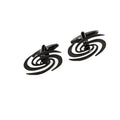 Fashion Personalized Jewelry Cuff Links Gold Plated Stainless Steel Geometric Cufflinks for Men Luxury