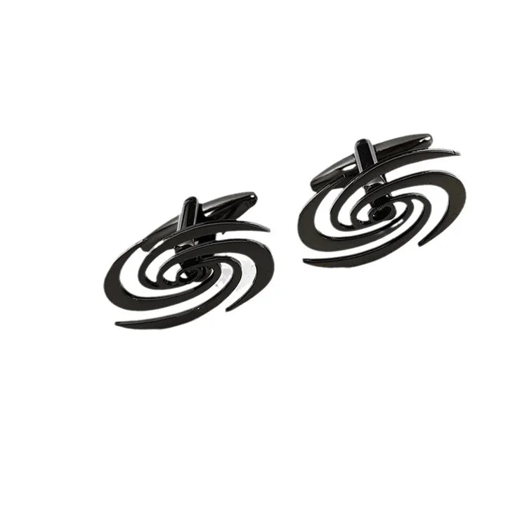 Fashion Personalized Jewelry Cuff Links Gold Plated Stainless Steel Geometric Cufflinks for Men Luxury