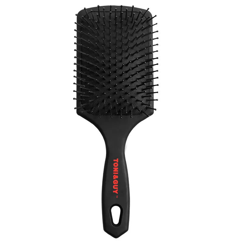 2025 Large Plate square Handle Plastic Anti-static Curling Hair air Bag Massage Comb