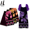 Samoan Tribal Design Women Daily Dresses Polynesian Print Polyester Fabric for Mumu Dress Men Shirt