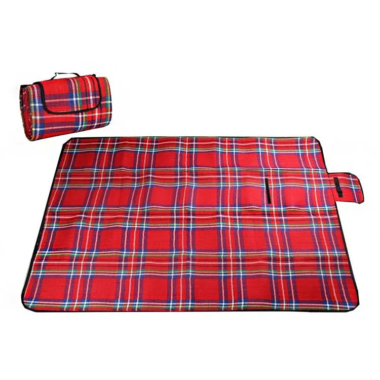 Factory Directly Wholesale Outdoor Extra Large Foldable Portable Sand Proof Waterproof Picnic Beach Mat Blanket