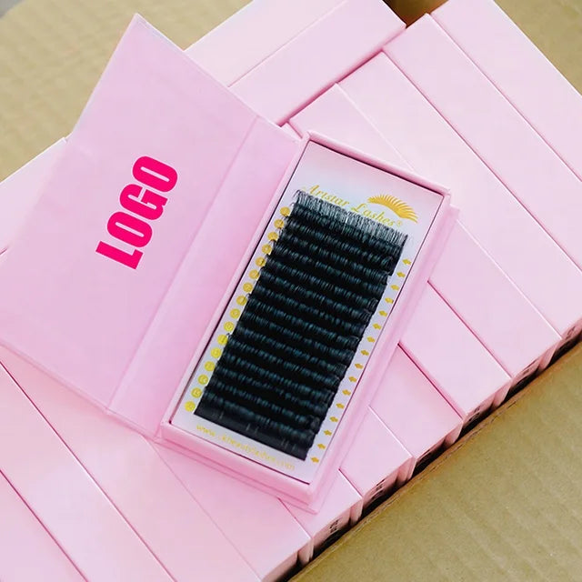 Lash Extension Wholesale Supplies Silk Eyelashes Extension Professional Bulk Double Layer Eyelash Extensions