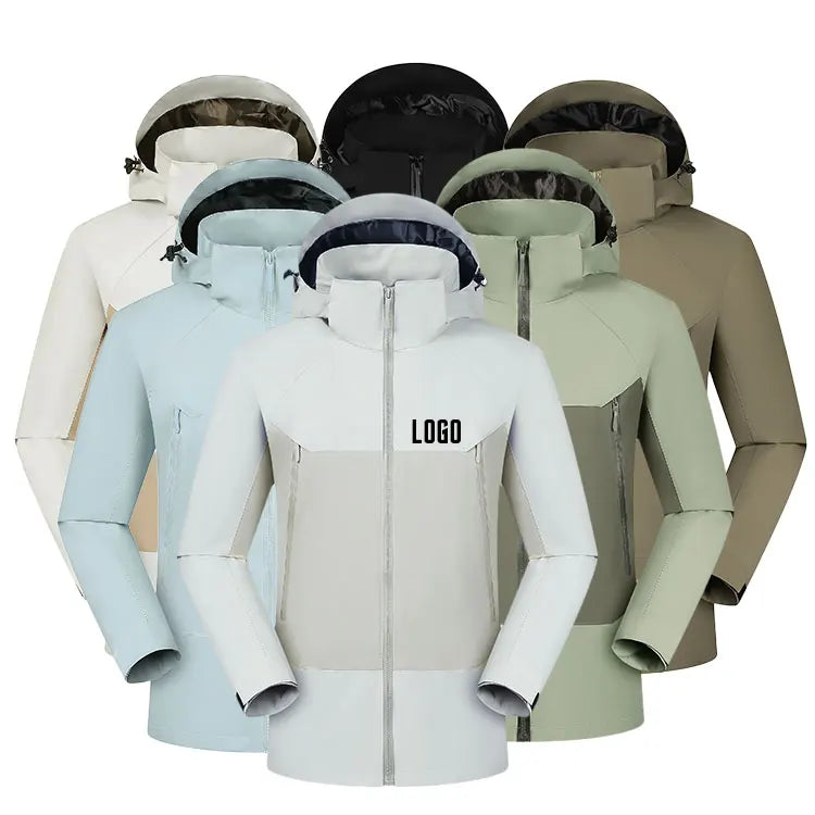 2024 Pullover Custom Work Jacket Men's Warm Outdoor Hiking Windbreaker Waterproof Jacket Winter Men