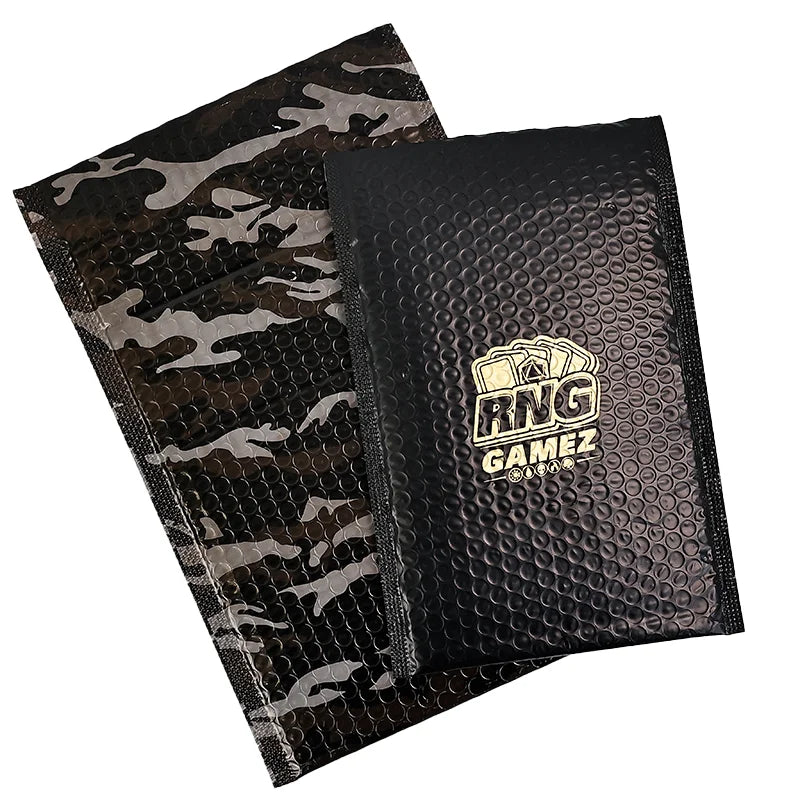 Customized Black Shipping Packaging Bubble Mailer Mailing Bags With Logo