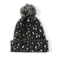 New Design Leopard Pattern Winter Warm Hats Cycling Beanie Knitted Hats