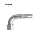 Factory Flex 22141 British BSP Female Multi-seal Seal 45 Elbow Carbon Steel Rubber Pipe Connector Bend Hydraulic Hose Fitting
