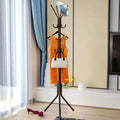 Modern L-Shape Solid Metal Coat Rack Stand with 12 Hooks New Design Freestanding Coat Rack for Bedroom Living Room Hotel