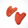 Diy Crystal Red jasper Gua Sha Bian Gua Sha Jade Set