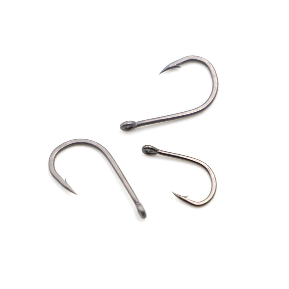 High Carbon Steel  with  Coating  Forged Barbed Carp Fishing Hook