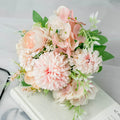 AF0901 Home Decoration Fake Flower INS Style Silk Rose Hydrangea Silk Artificial Flowers Bouquet