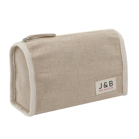 Fashion Design GRS Standard Calico Canvas Cotton Whole Round Shape Cosmetic Bag Sanitary Pad Napkin Underwear Storage Pouch