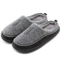Custom Men Winter Warm Comfortable Outdoor Closed Toe Anti-Slippery Breathable Lightweight Memory Foam Slippers