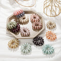 New Women Hair Accessories Elastic Hair Band Rubber Band Daisy Flower Printed Telephone Wire Line Hair Ties