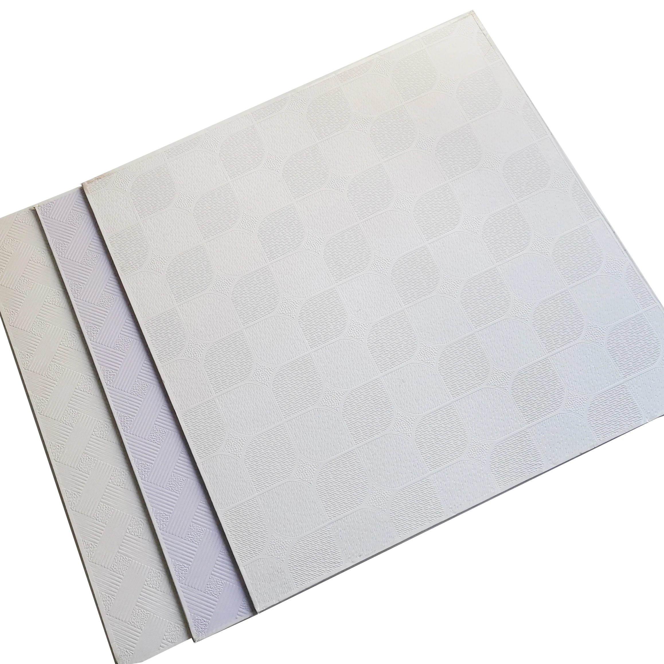 Artistic Suspended PVC & Gypsum Ceiling Tiles Cheap 595mm/600x600 Design for ASIA Market
