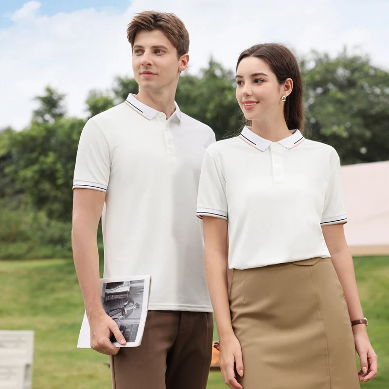 Wholesale High Quality Summer Men and Women's Brand Paul Polo Shirt Fashion Short Sleeve Quick Dry Slim Fit Golf Polo t Shirt