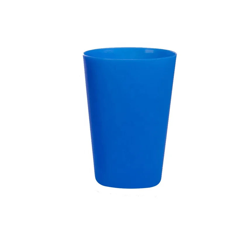 Multicolor Plastic Water Cup Mouthwash and Tooth Brushing Cup Light Uncovered Coffee or Milk Cup
