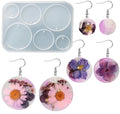 DIY Epoxy Resin Geometric Earrings Necklace Crystal Resin Molds Pendant Earrings Keychain Silicone Mould