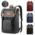 Multifunctional Simple Business Roll Top Backpack Travel Waterproof Oxford Leisure Computer Laptop Backpack Bag With USB