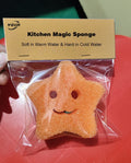 Woxin Comtom Star-Look Super Quality Soft Hard Dual Mode Magic Scrub Temperature-Sensitive Kitchen Cleaning Sponge