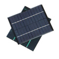 BUHESHUI Mini 2W Solar Panel Battery Charr System 12V Polycrystalline Silicon Cell Module PERC and HJT Type 136*110MM