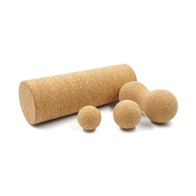 Wholesale Customized Logo and Size Natural Eco-Friendly Muscle Pain Relief Yoga Therapy Cork Massage Roller KSONE KS-C