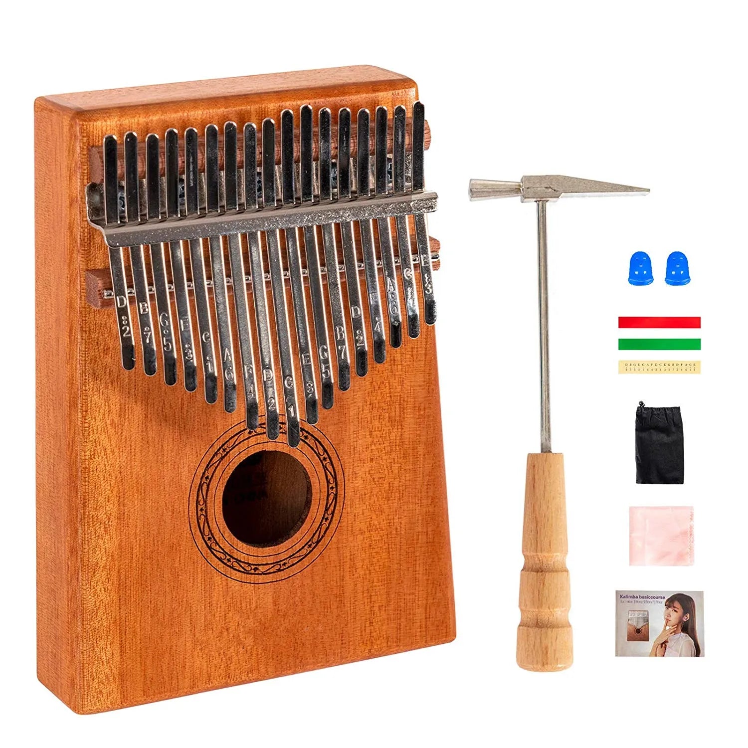 Factory Supply Kalimba 17 Key Thumb Piano Gecko Kalimba Musical for Sale